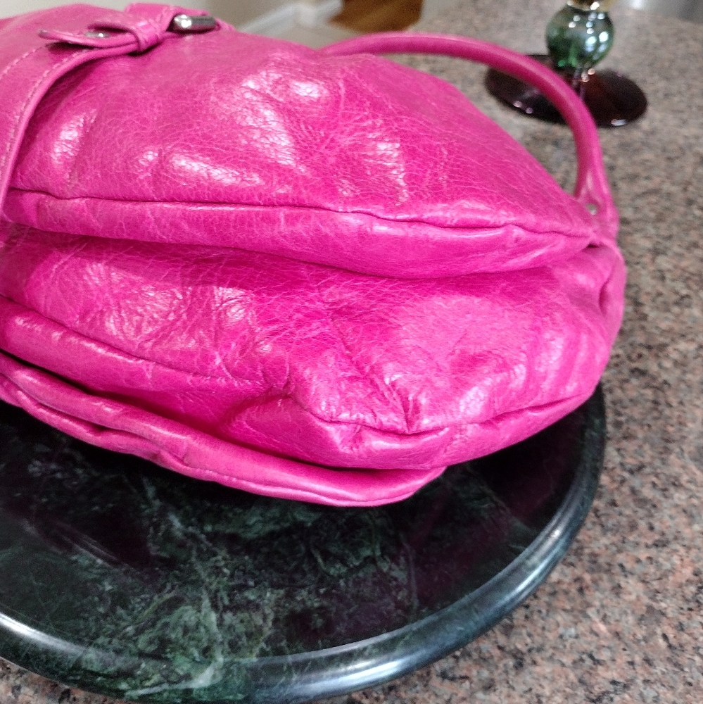 Marc by Marc Jacobs Dr. Q Lil Riz shoulder bag in Pink leather - Picture 4 of 17
